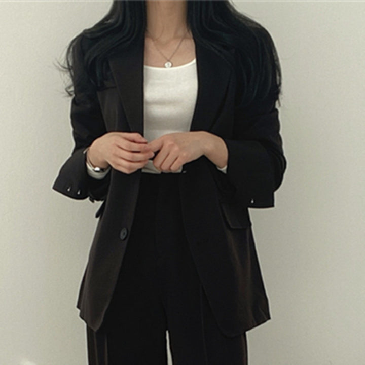 Damen Stilvolles Blazer-Set Drune