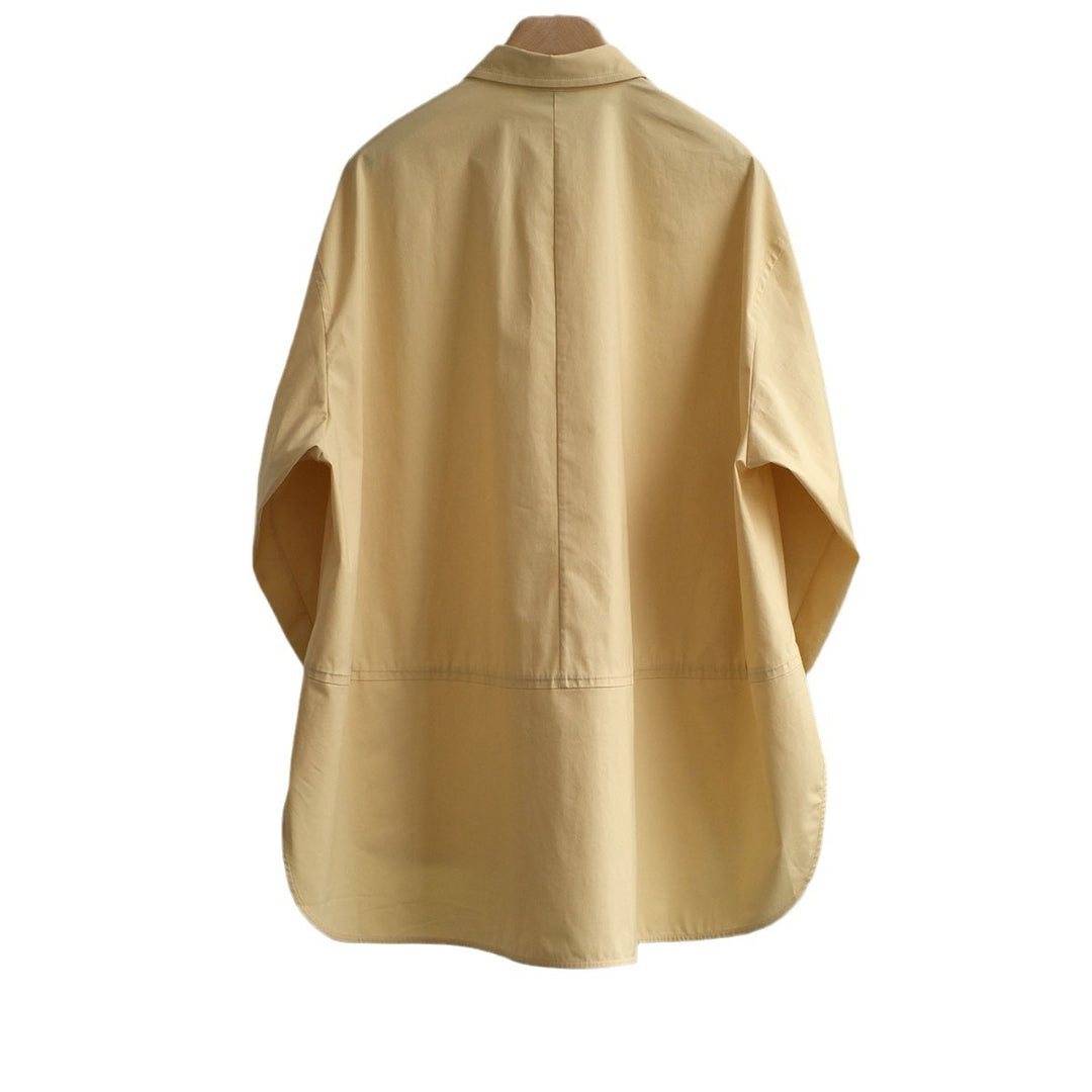 Damen Modische Oversized-Hemdbluse Drune