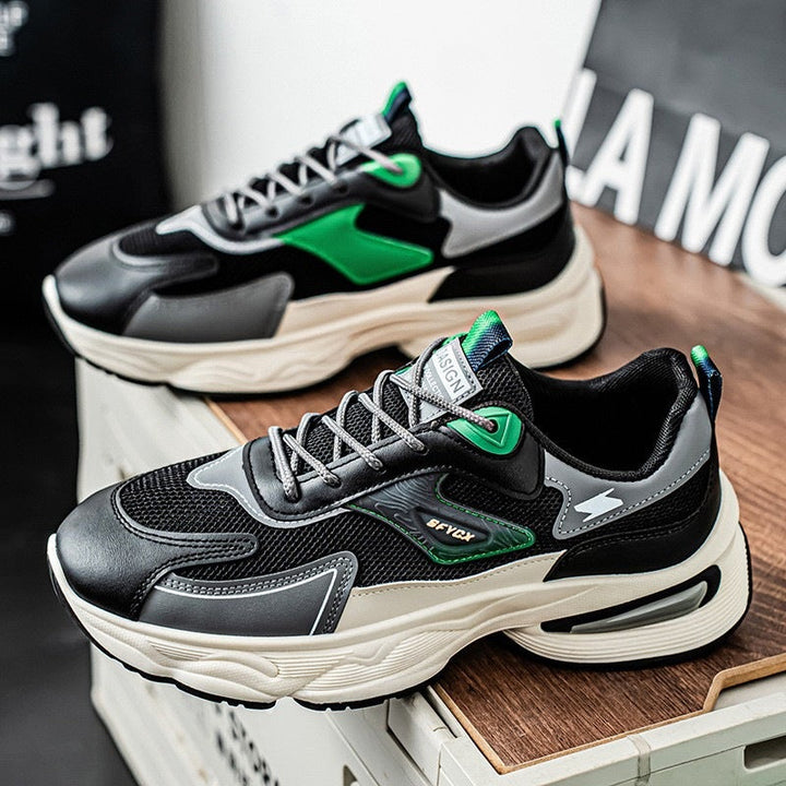Damen Sportliche Sneakers mit atmungsaktiver Mesh-Konstruktion und rutschfester Laufsohle Drune