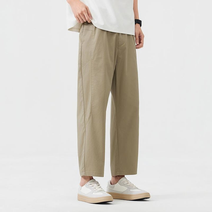 Herren Legere Relaxed Fit Stoffhose Drune