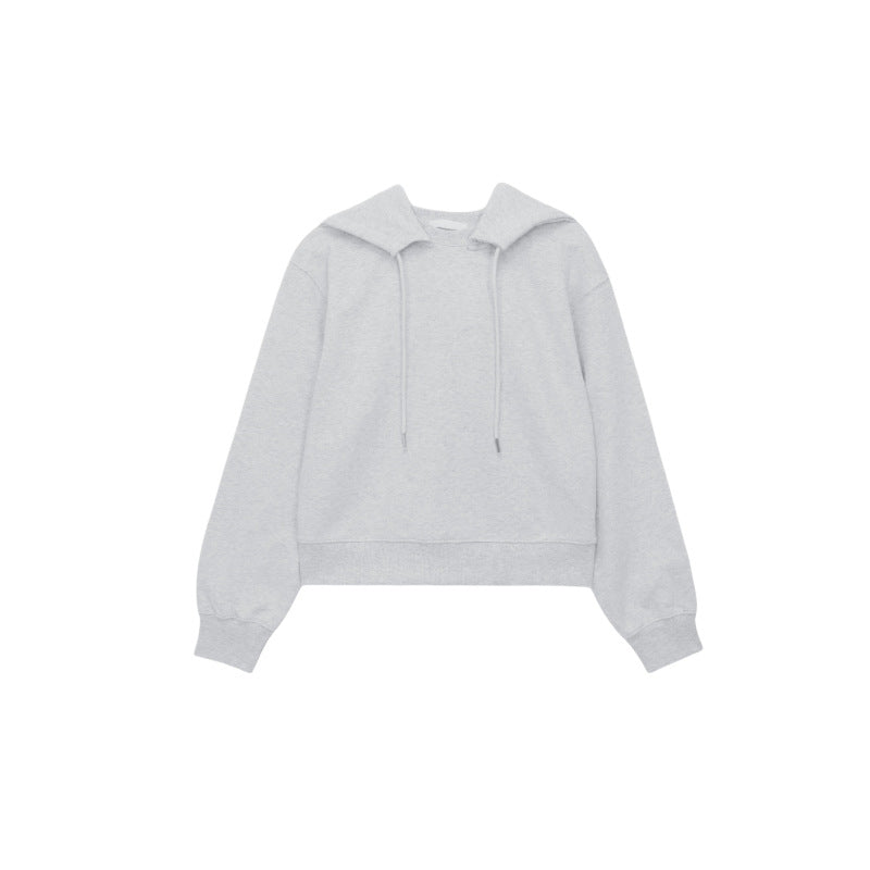 Damen lässiger Kapuzenpullover mit weichem Baumwollmix Drune