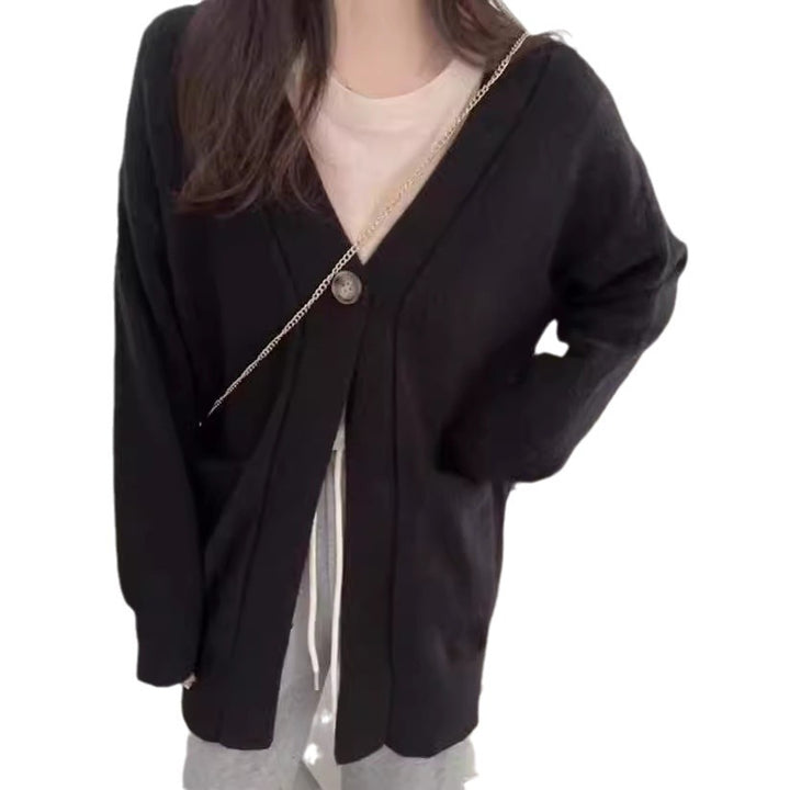 Damen Kuschelige Strickjacke mit großem Schnitt und Taschen Drune