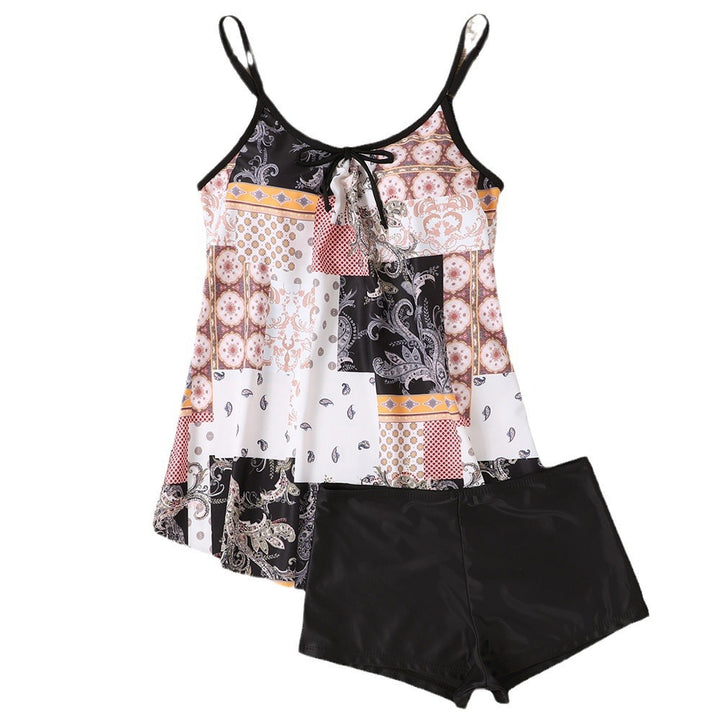 Damen lässiger Strandtop mit Shorts Drune