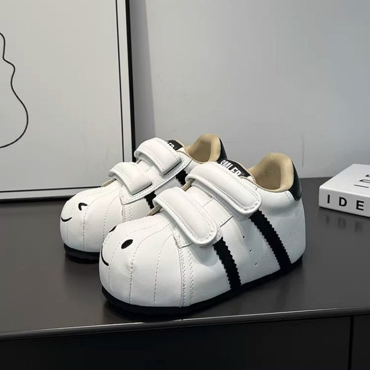 Damen Bequeme Kindersneaker mit niedlichem Tiermotiv und praktischem Klettverschluss Drune