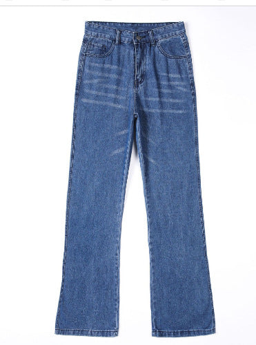 Drune | Weites Bein Flared Hohe Taille Denim Jeans