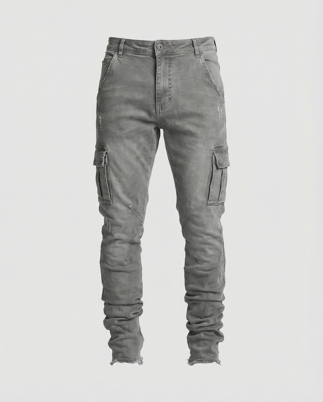 Herren Cargo-Jeans im lässigen Slim-Fit-Design mit funktionalen Taschen Drune
