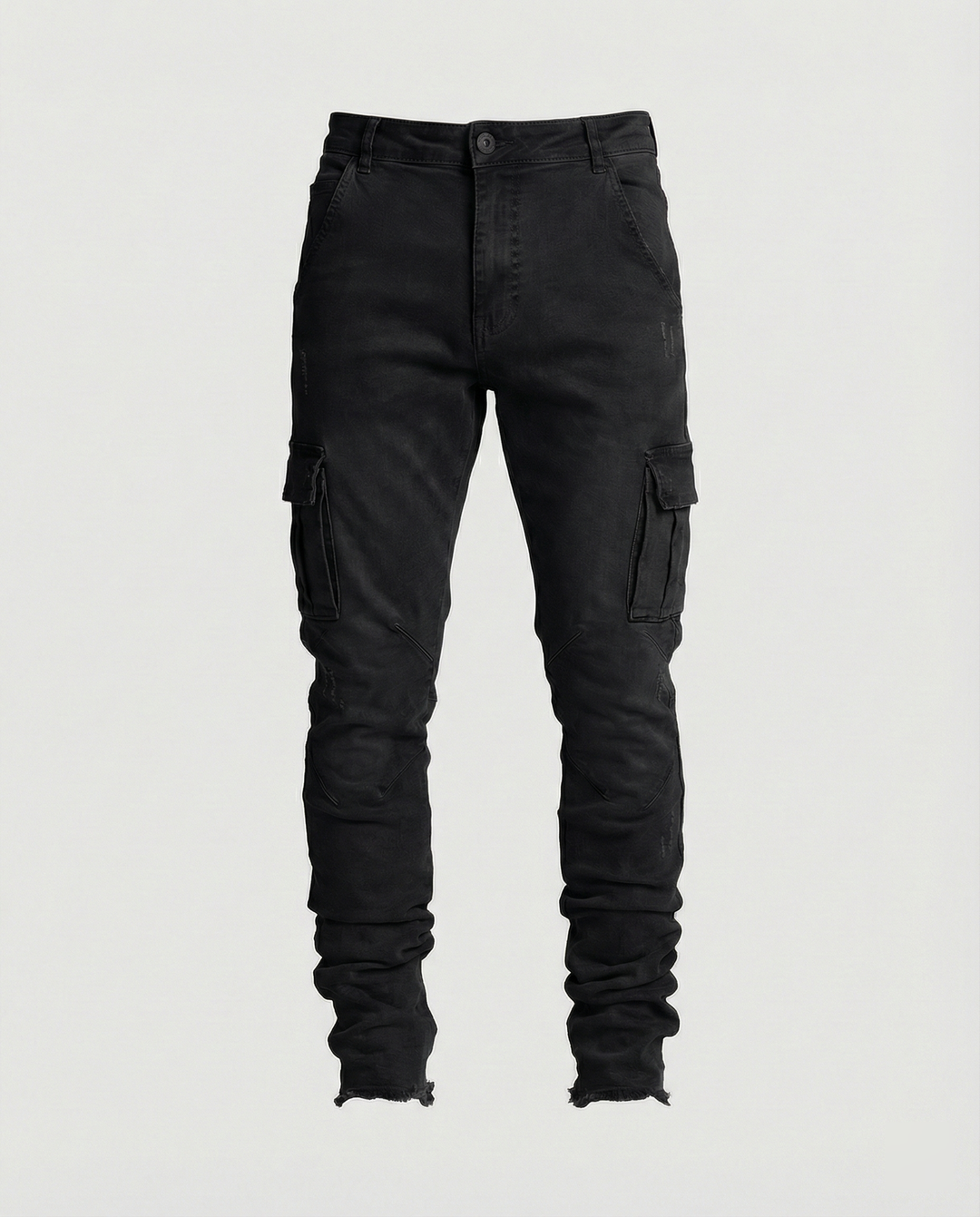 Herren Cargo-Jeans im lässigen Slim-Fit-Design mit funktionalen Taschen Drune