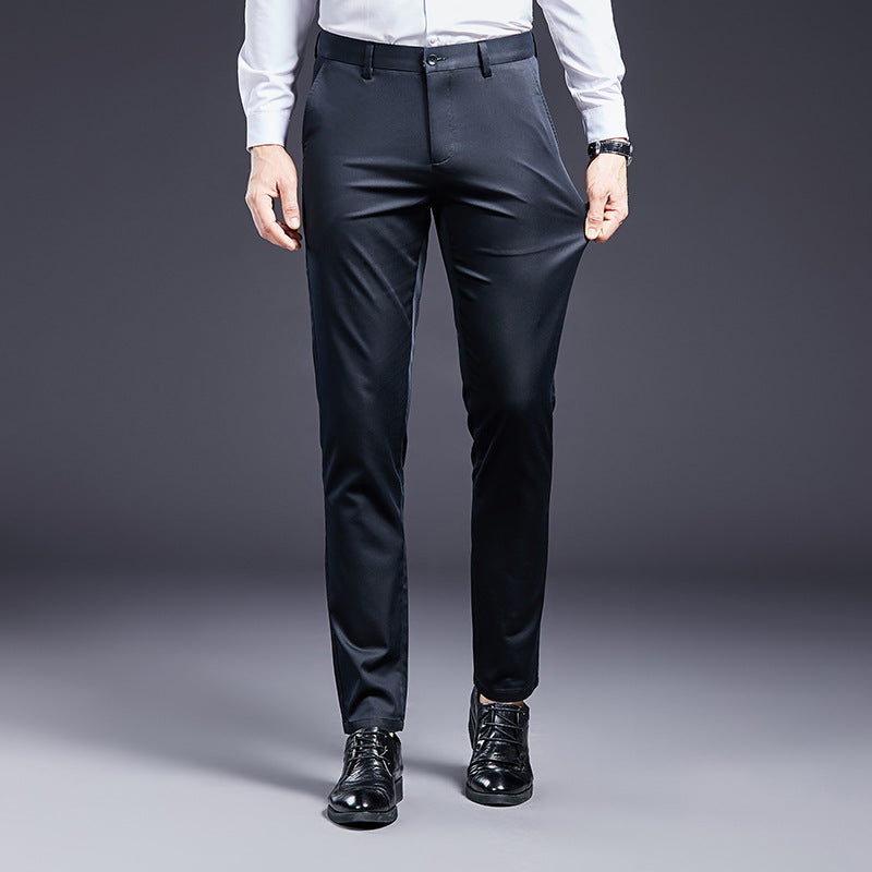Herren elegante Business-Hosen mit Stretch-Anteil Drune