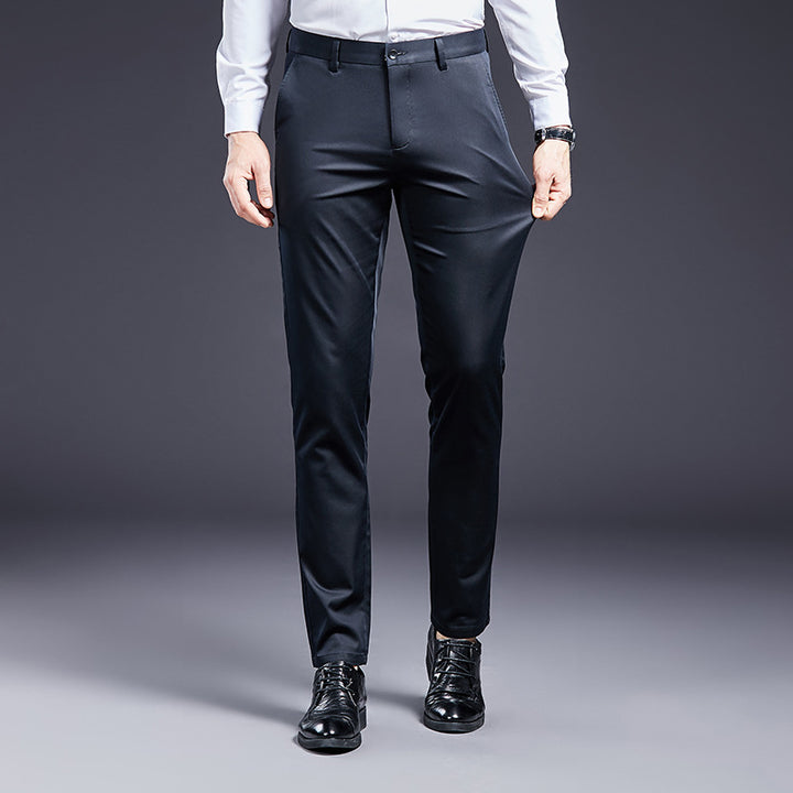 Herren elegante Business-Hosen mit Stretch-Anteil Drune