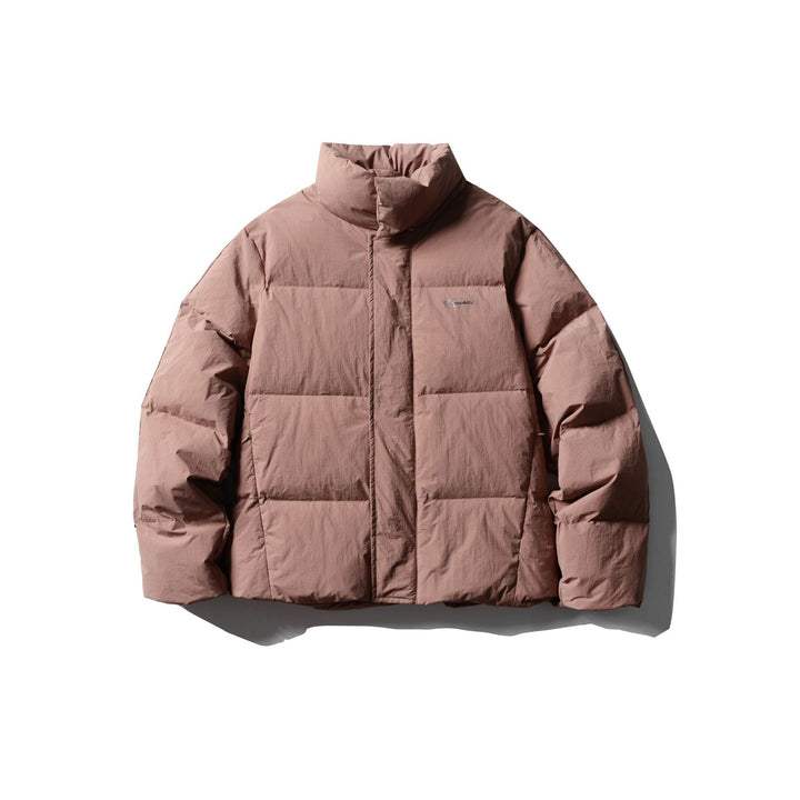 Herren Kurzer Boxy-Puffer mit wattiertem Kissenkragen und winddichter Außenhülle Drune