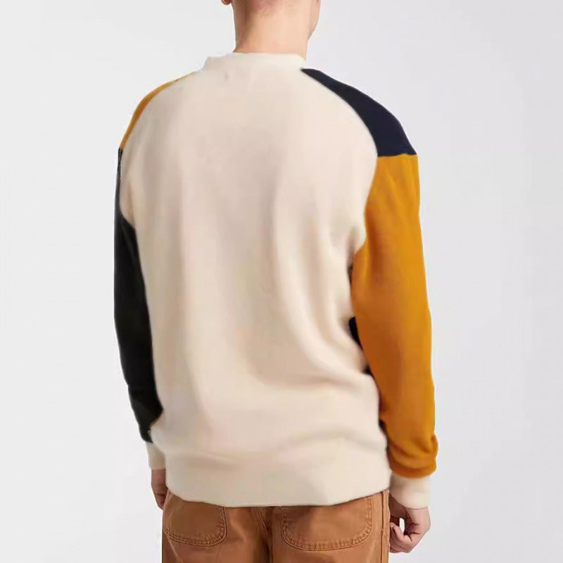Herren Strickcardigan mit modernen Farbblock-Details und praktischen Taschen Drune