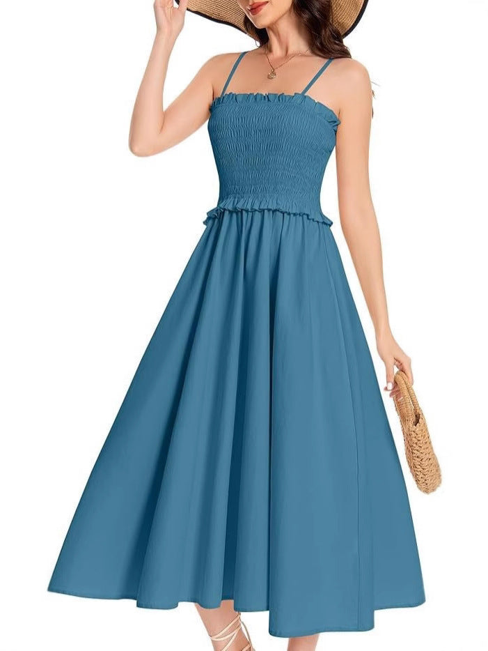 Damen Maxikleid mit schmeichelhaftem Taillendesign Drune