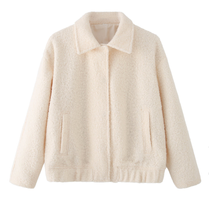 Damen kuschelige Übergangsjacke Drune