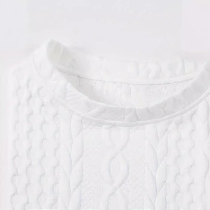 Damen Statement-Strickpullover mit strukturiertem Design Drune