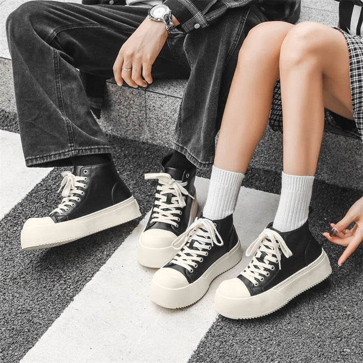 Damen Hohe Plattform-Sneaker mit modernem Design und robustem Profil Drune
