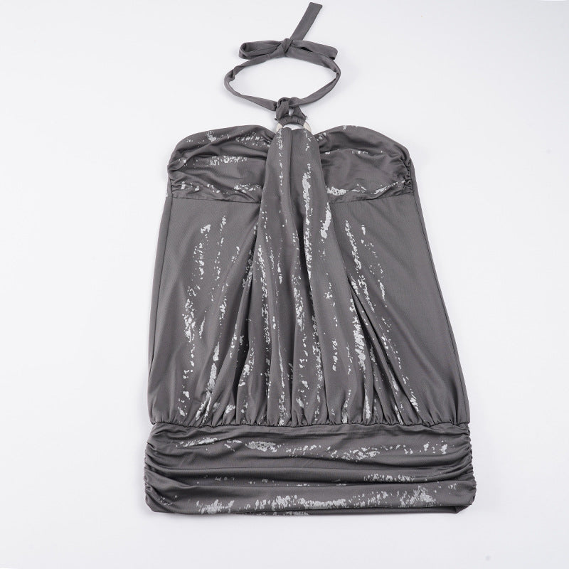 Damen Feierliches Neckholder-Kleid mit schimmerndem Effekt Drune
