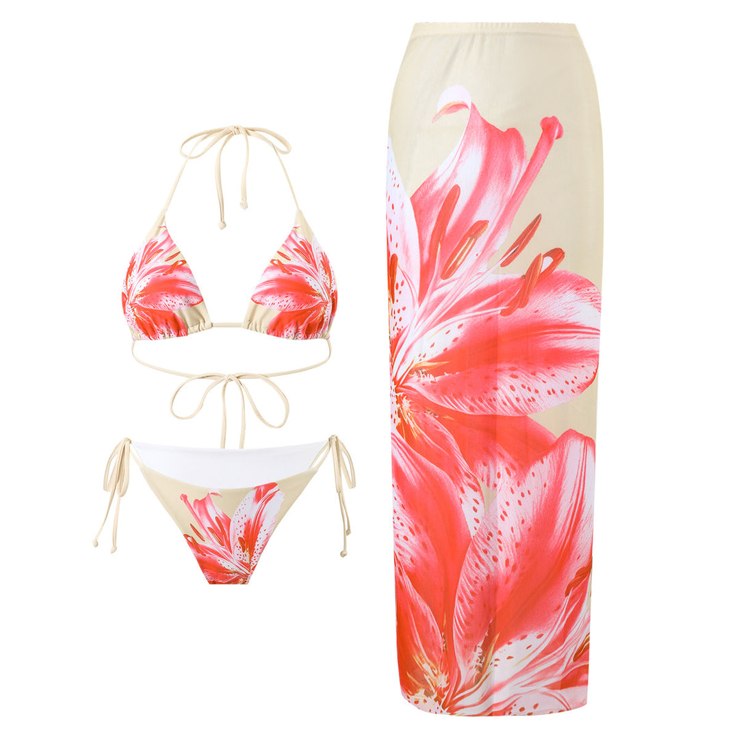 Damen Bikiniset mit elegantem Strandrock Drune