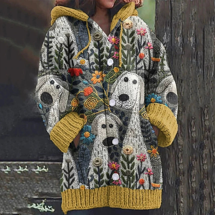 Drune | Streifenmuster-Cardigan