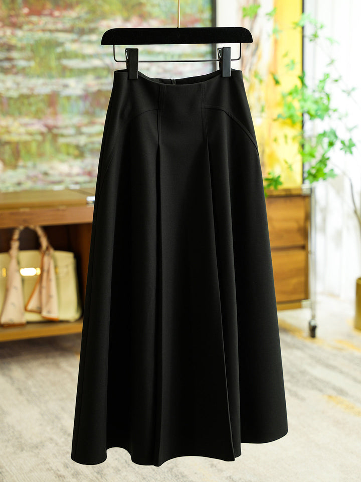 Damen Eleganter, weit geschnittener Maxirock Drune