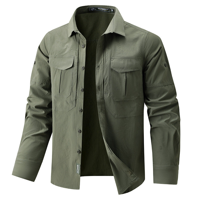 Herren Multifunktionales Outdoor-Funktionshemd Drune
