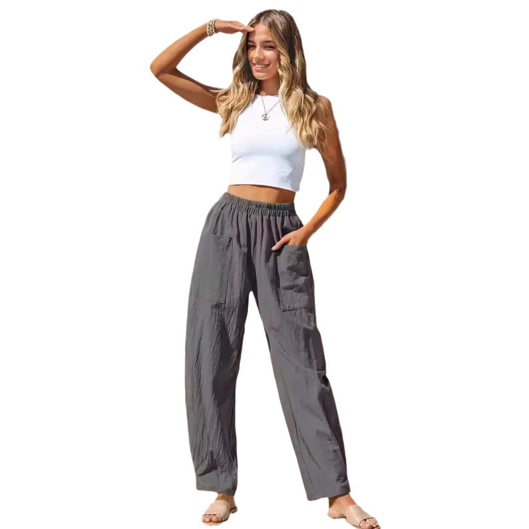 Damen Leichte und lässige Sommerhose Drune