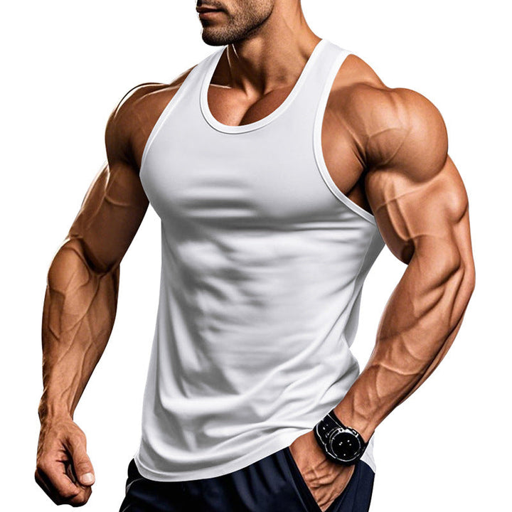 Herren atmungsaktives Fitness Tanktop mit Racerback-Schnitt Drune