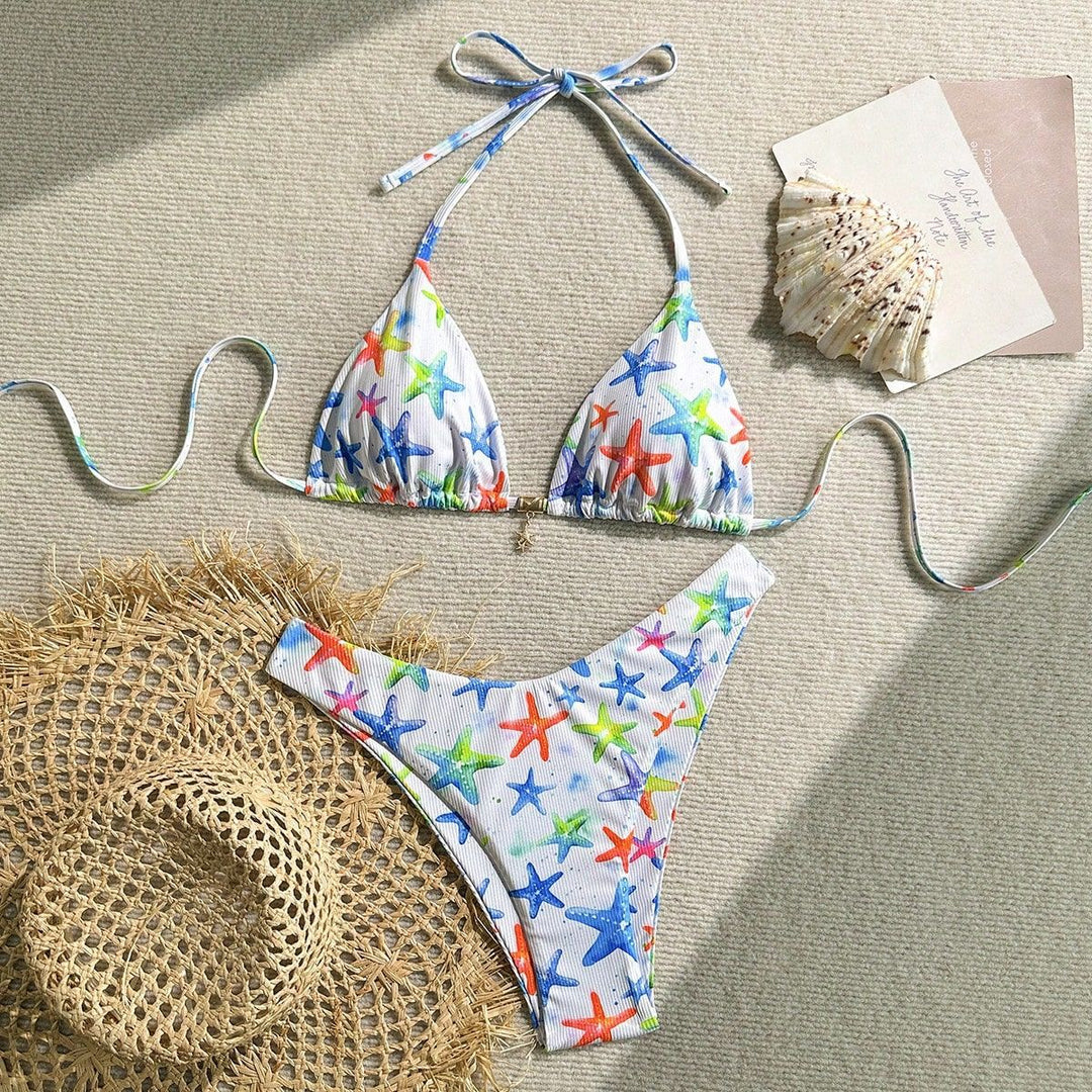 Damen gepolstertes Bikinioberteil mit verstellbaren Trägern Drune