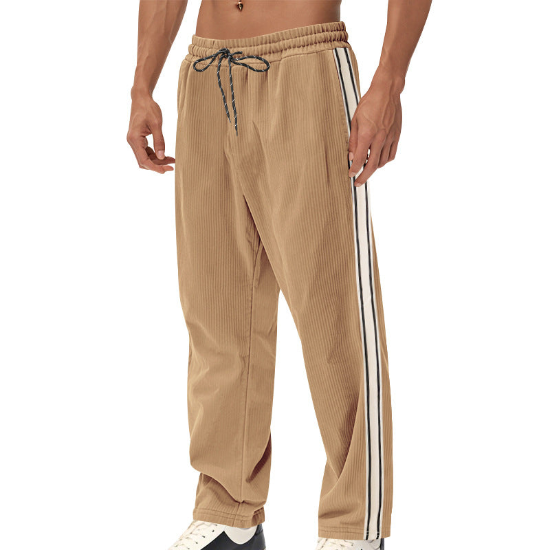 Herren Sportliche Freizeithose mit seitlichen Streifen Drune