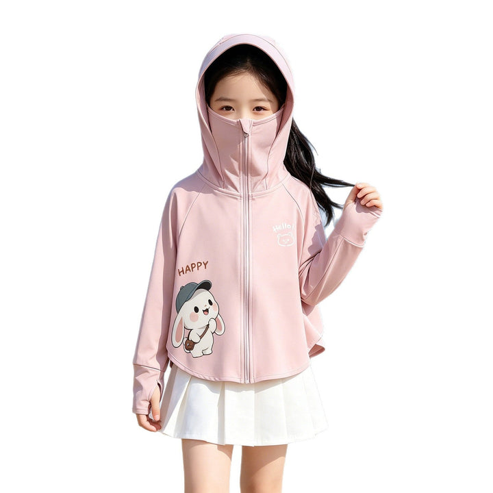 Mädchen Leichte Kapuzenjacke mit UV-Schutz Drune