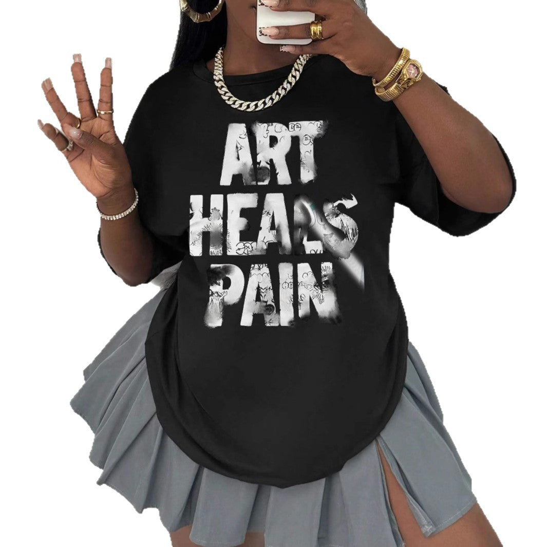 Damen T-Shirt mit kreativem grafischen Spruch Drune