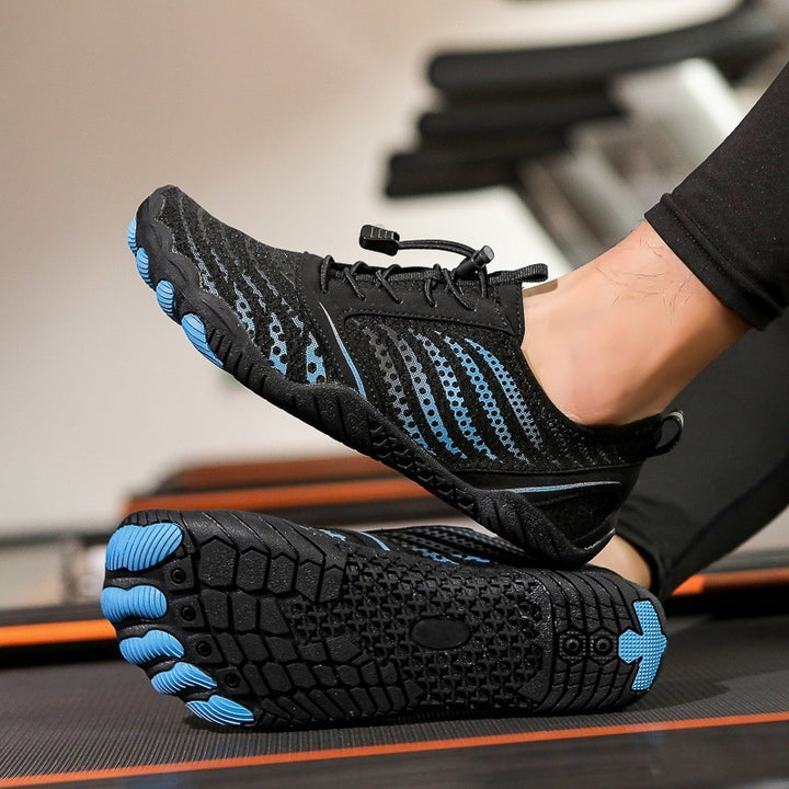 Unisex Flexibler Barfuß‑Wasserschuh mit Schnellverschluss und rutschfester Gummisohle Drune