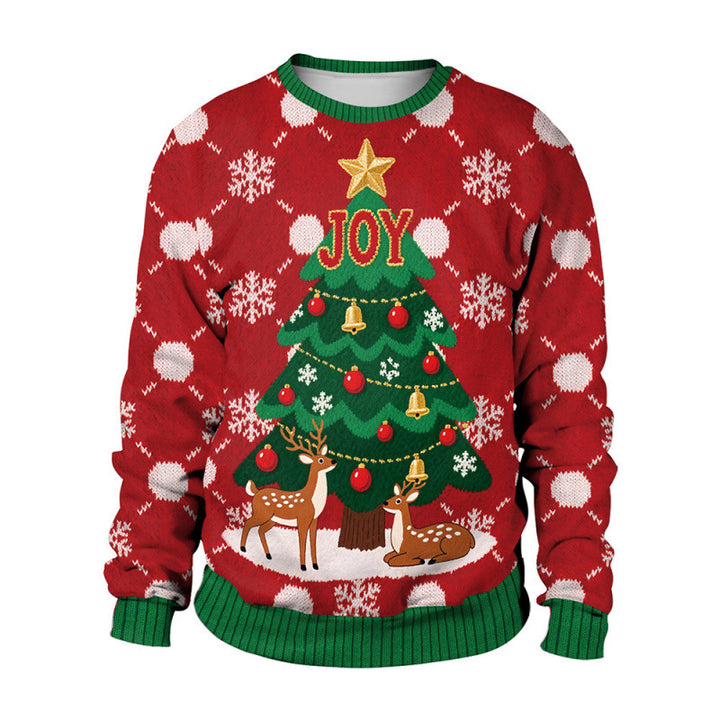 Damen Gemütlicher Weihnachts-Pullover mit festlichem Design Drune