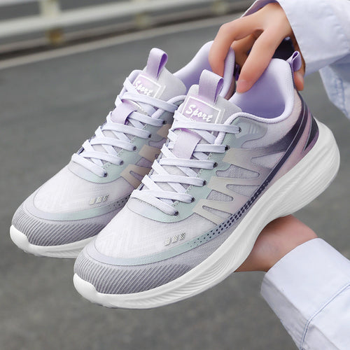 Herren nan leichte atmungsaktive Laufsneaker mit nahtlosem Strickobermaterial, gepolstertem Fersenkragen und reaktiver EVA-Dämpfung Drune