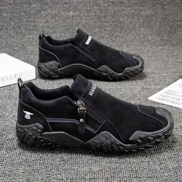 Herren Robuster Outdoor-Sneaker mit Reißverschluss und profiliertem Trail-Profil Drune