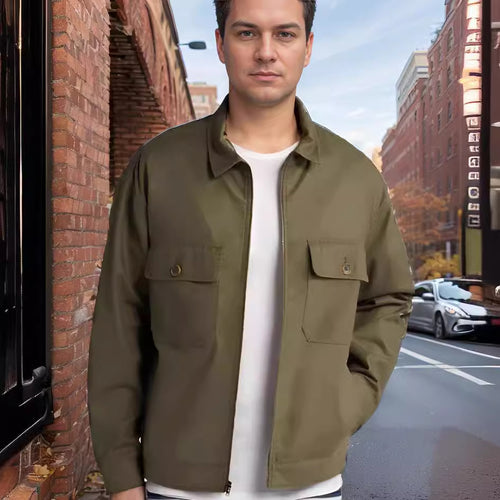 Herren utility Jacke im modernen Design mit praktischen Taschen Drune