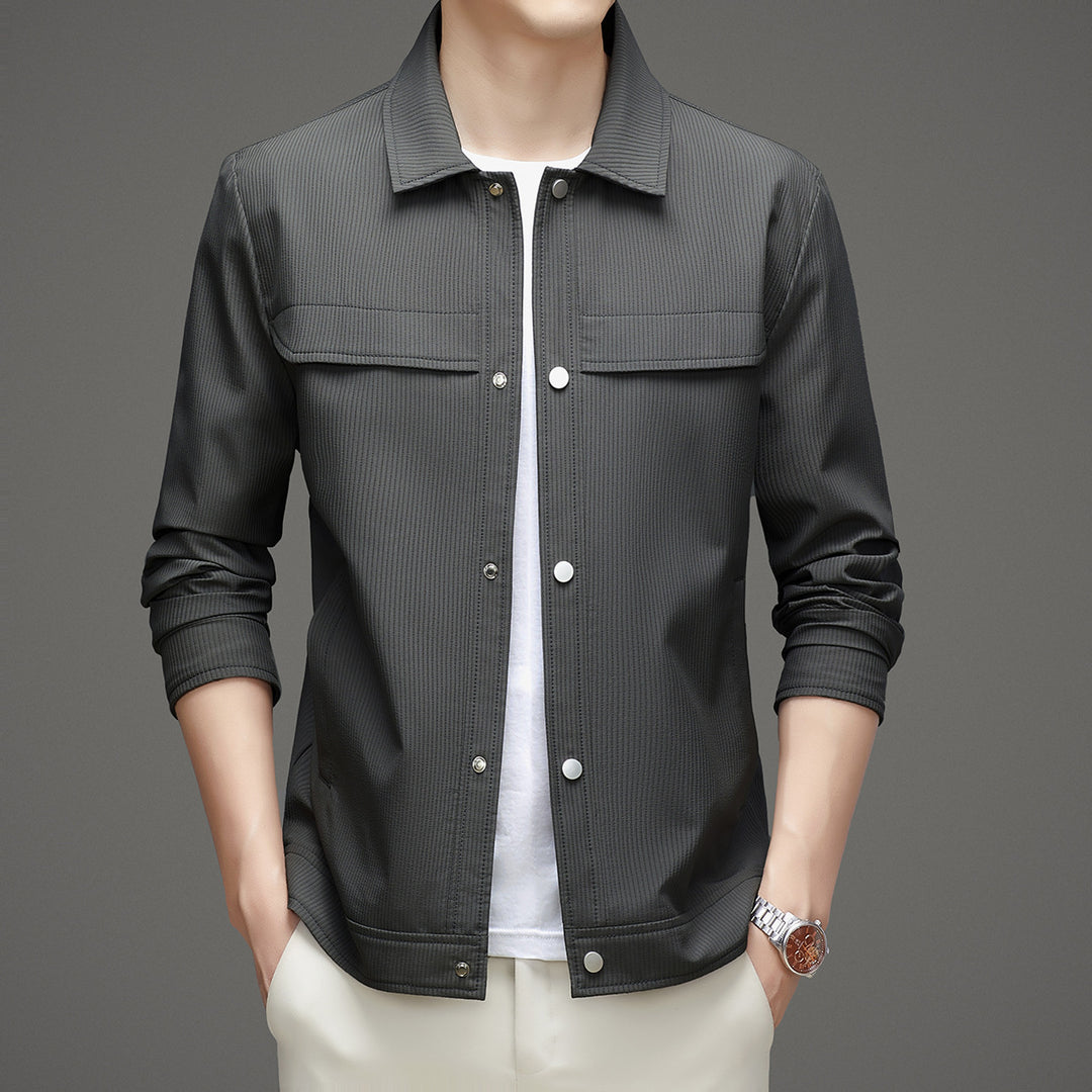 Herren Modische Übergangsjacke mit strukturiertem Design Drune