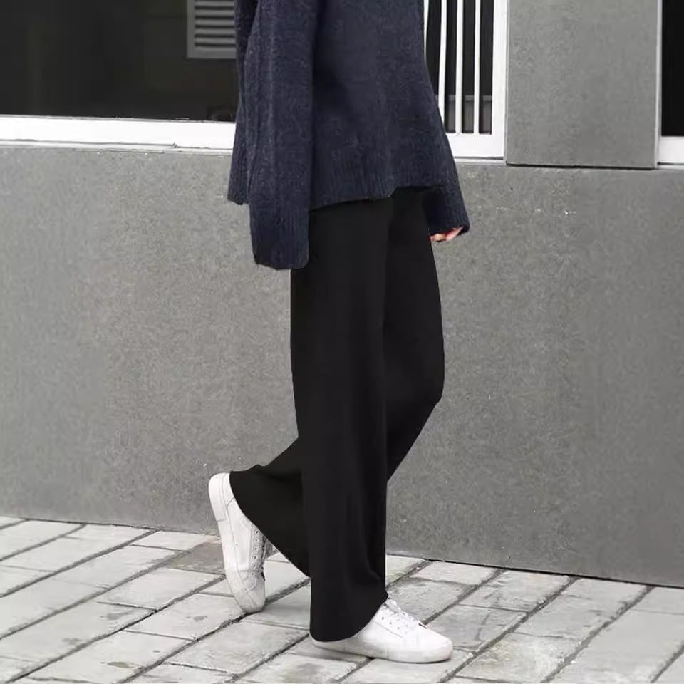 Damen Weite, elegante Palazzo-Hose Drune