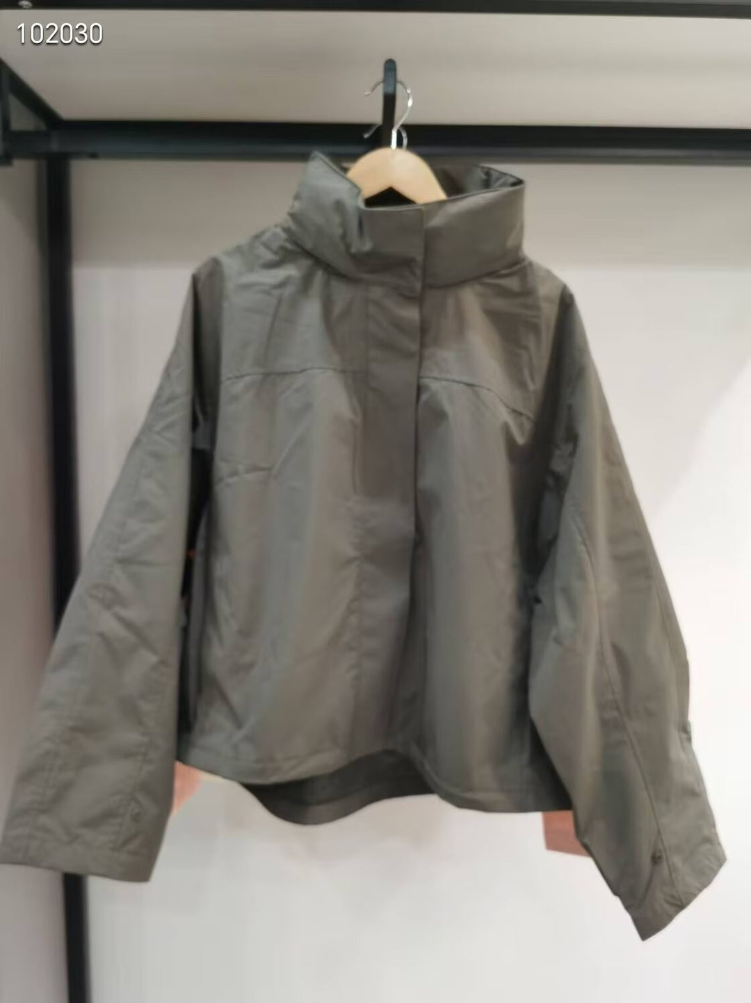 Damen leichte Übergangsjacke mit hohem Kragen Drune