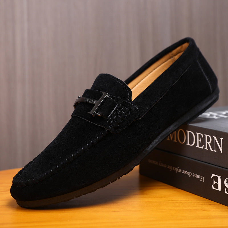 Herren Mokassins mit modischer Metall-Details Drune
