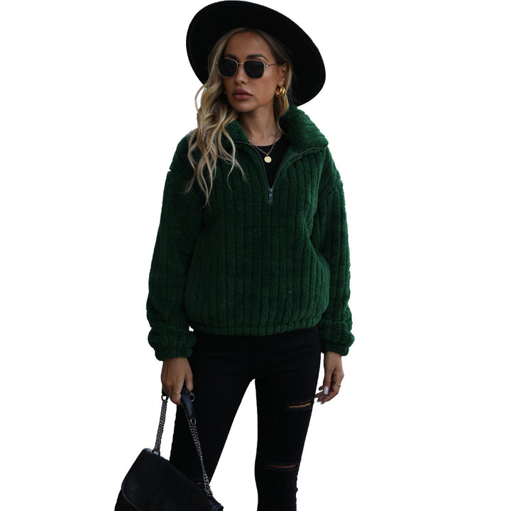 Damen Fleece-Pullover im lässigen Stil Drune