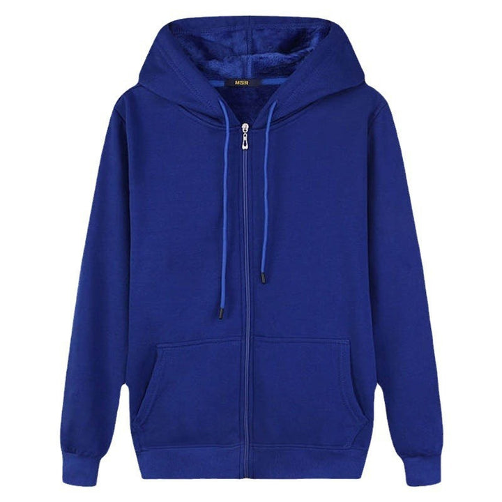 Damen Kapuzenjacke mit durchgehendem Reißverschluss und praktischen Seitentaschen Drune