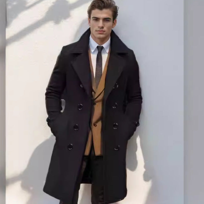 Herren eleganter Trenchcoat Drune