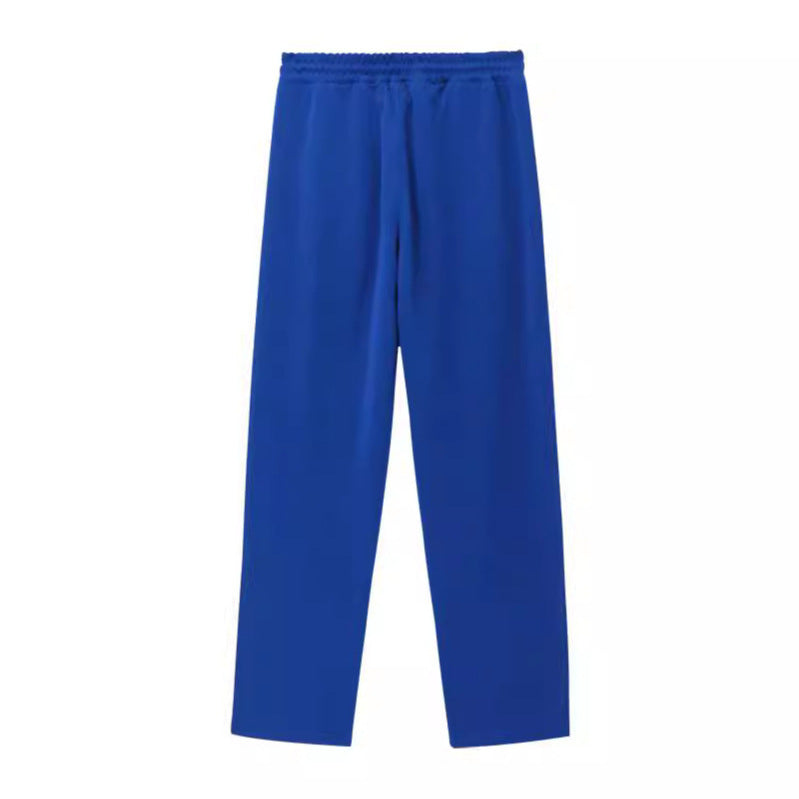 Herren Sportliche Sweatpants mit seitlichen Druckknöpfen und Kontraststreifen Drune