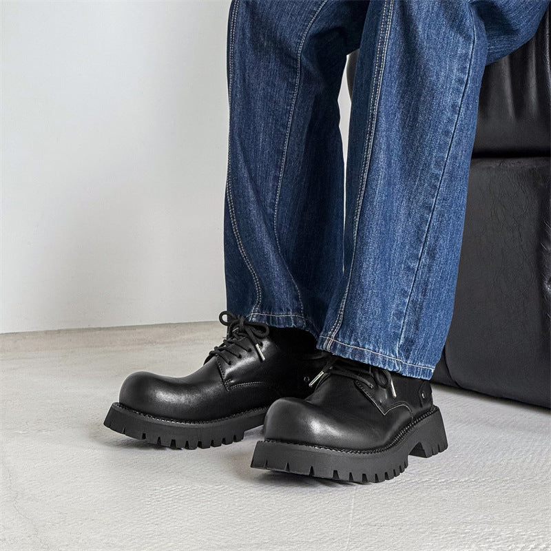 Herren Derb geschnürte Lederschuhe Drune