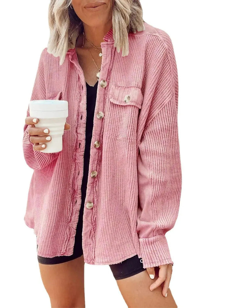 Drune | Damen unregelmäßige Hemdjacke