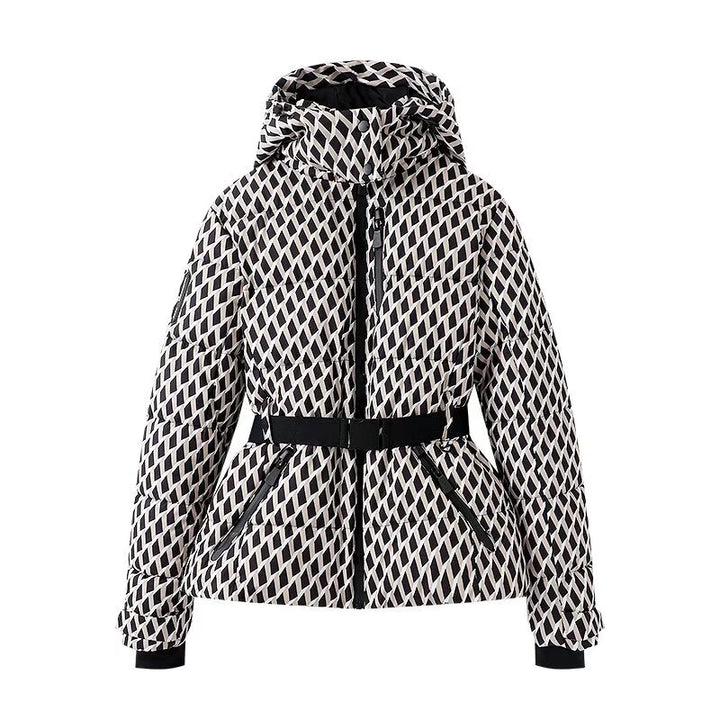 Damen Funktionaler Utility-Overall mit Reißverschlüssen und Taillengürtel Drune