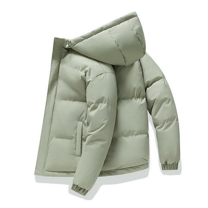 Damen Modische warme Daunenjacke mit Kapuze Drune