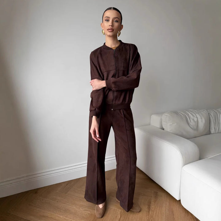 Damen lässiger Hoodie-Jumpsuit Drune