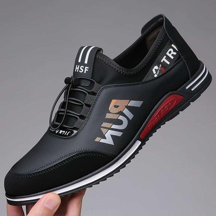 Herren Slip-On-Sneaker mit elastischer Schnellzug-Schnürung und neoprenem Komfortkragen Drune