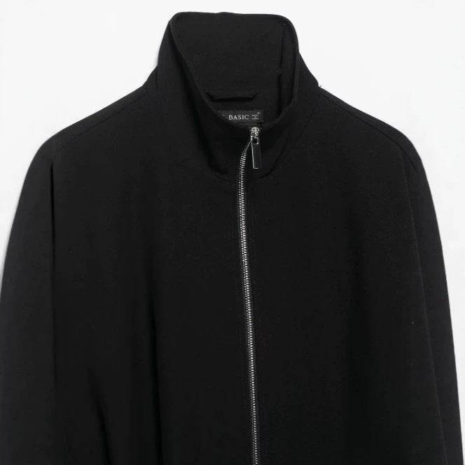 Damen Kurz geschnittener Boxy‑Blouson mit hohem Stehkragen und überschnittenen Ärmeln Drune